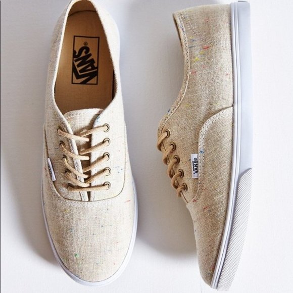 vans speckle linen authentic lo pro